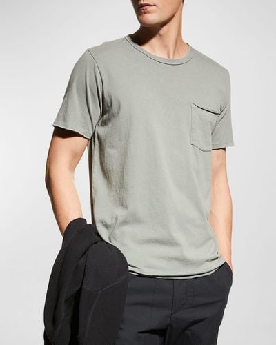 Rag & Bone Miles Principle Organic Jersey T-Shirt - Gray