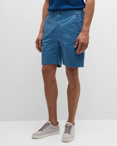 Swims Marina Flat-Front Shorts - Blue