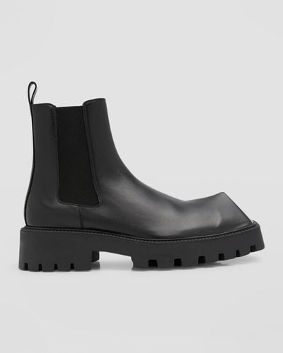 Balenciaga Rhino Platform Chelsea Boots - Black