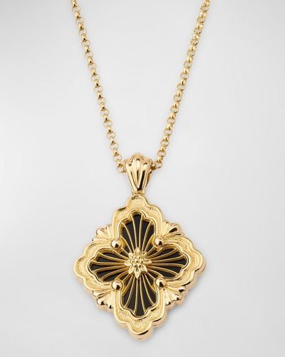 Buccellati Opera Tulle 18K Pendant Necklace With, Large - Metallic