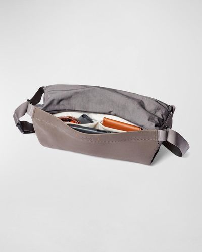 Bellroy Sling Premium Leather & Nylon Belt Bag - Gray