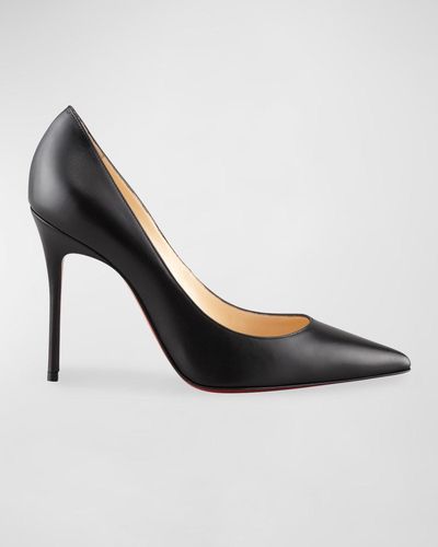 Christian Louboutin Kate Red Sole High-heel Pumps, Black - Metallic