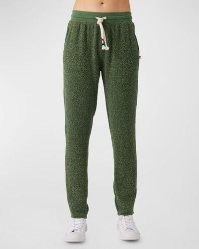 Sol Angeles Brushed Boucle Sweatpants - Green