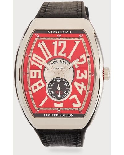 Franck Muller Automatic Vanguard 1000 Colorado Grand Limited Edition Watch In Racing Red - Pink