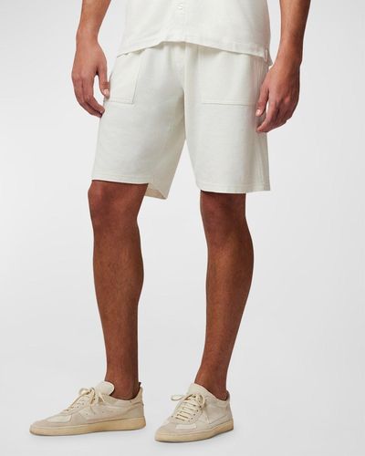 ATM Pique Drawstring Shorts - White
