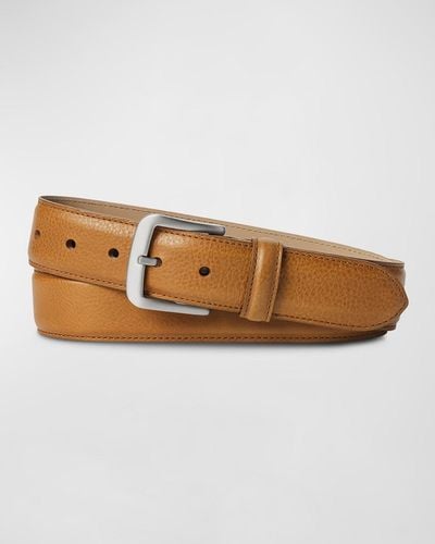 Shinola Canfield Vachetta Leather Belt - Brown