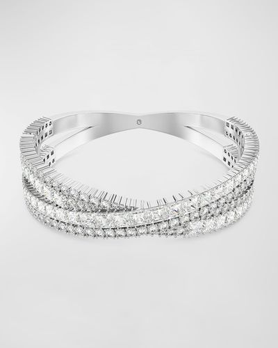 Swarovski Hyperbola Hinged Bracelet - Gray