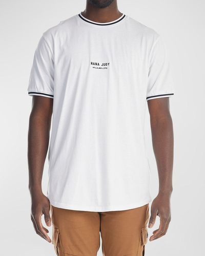 NANA JUDY Carlo T-shirt With Contrast Trim - White