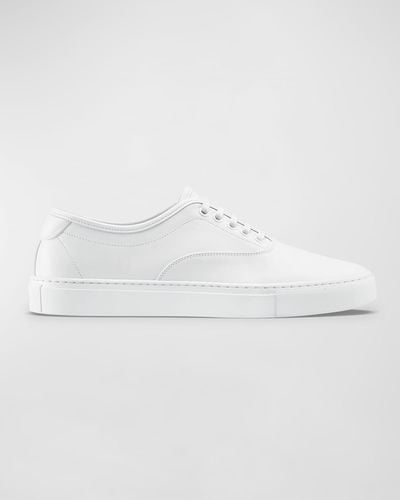 KOIO Portofino Leather Low-Top Sneakers - White