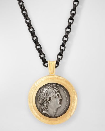 Jorge Adeler 18K Athena Coin Pendant - Metallic