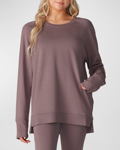 Tavi Noir Raglan-Sleeve Sweatshirt - Purple