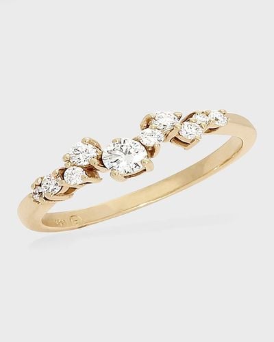Lana Jewelry Solo Diamond Cluster Ring - Metallic