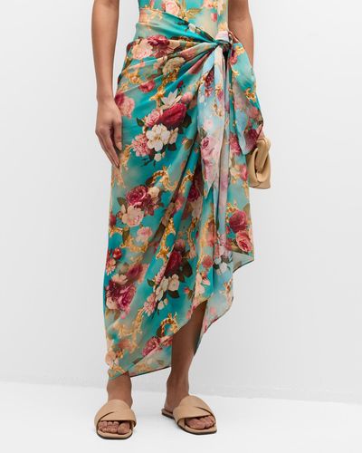 L'Agence Maribel Roses Pareo Coverup - Multicolor