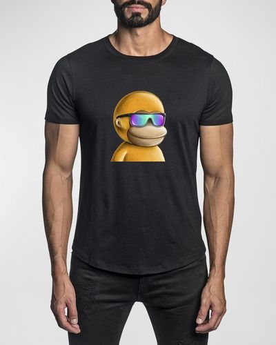Jared Lang Pima Cotton Nft Graphic T-Shirt - Black