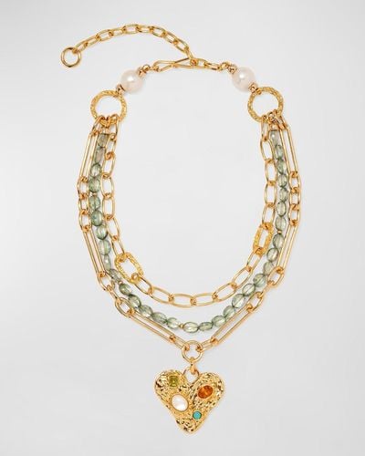 Lizzie Fortunato Treasure Trove Necklace - Metallic
