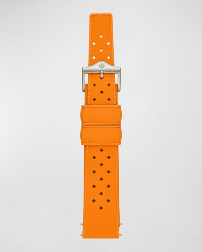 Zodiac Rubber Watch Strap, 20Mm - Orange