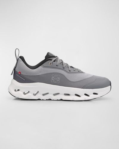 Loewe X On Cloudtilt 2 Knit Low-Top Sneakers - Gray