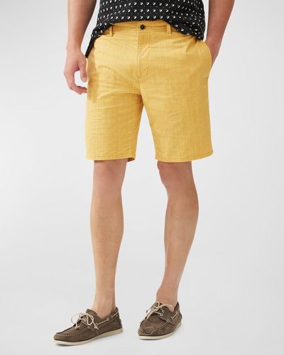 Rodd & Gunn Sacred Hill Check Bermuda Shorts, 9" Inseam - Yellow