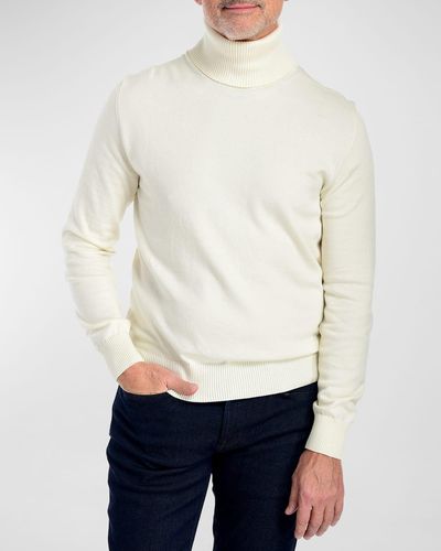 Fisher + Baker Mitchell Turtleneck Sweater - White