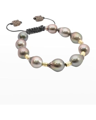 Armenta Old World Tahitian Pearl Bracelet - Metallic