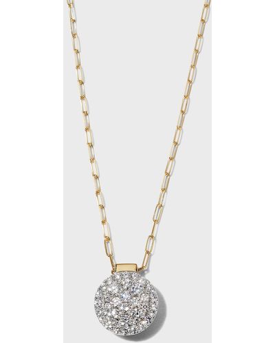 Frederic Sage Medium 2 Round Firenze Ii Diamond Cluster Necklace - White