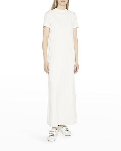 The Row Maritza Layered Organic Cotton Maxi Dress - White