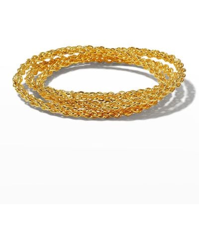 Sylvia Toledano Bracelet Chains, Set Of 3 - Metallic