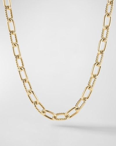 David Yurman Madison Chain Necklace In 18k Yellow Gold, 18.5"l - Metallic