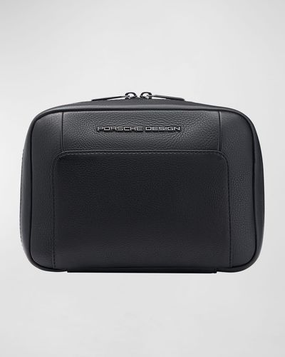 Porsche Design Roadster Leather Toiletry Bag - Black