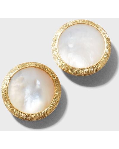 Marco Bicego Jaipur Mother-of-pearl Stud Earrings - White