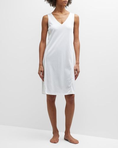 Hanro Pure Essence Sleeveless Nightgown - White