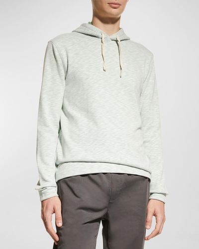 Vince Sun-Faded French Terry Hoodie - Gray