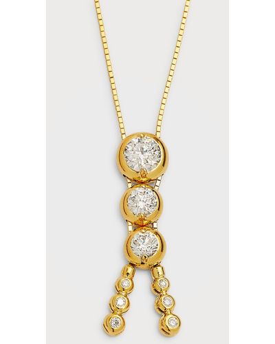Cassidy Diamonds 18k Yellow Gold Diamond Pendant Necklace - Metallic