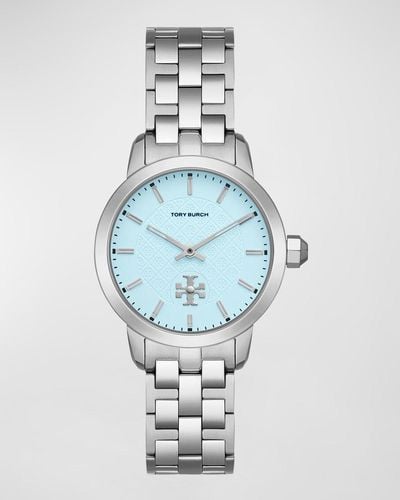 Tory Burch The Tory-Tone Stainless Steel Watch - Blue