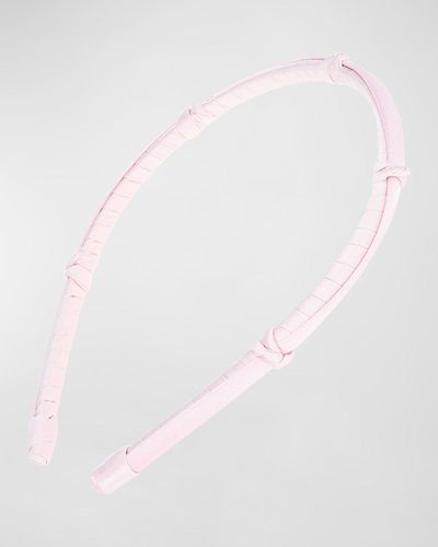 L. Erickson Five Knot 1/4 Ultracomfort Headband - White