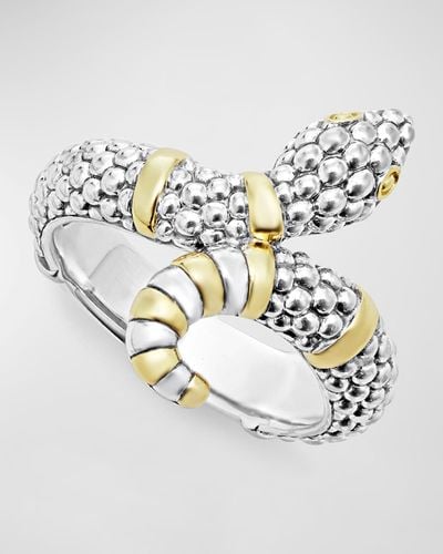 Lagos Rare Wonder Serpent Ring - Metallic