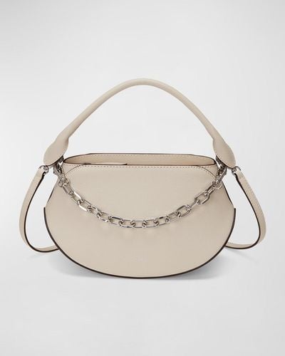 orYANY Flor Mini Leather Top-Handle Bag - White