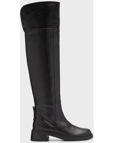 See By Chloé See By Chloe Lory Leather Over-the-knee Boots in Brown | Lyst