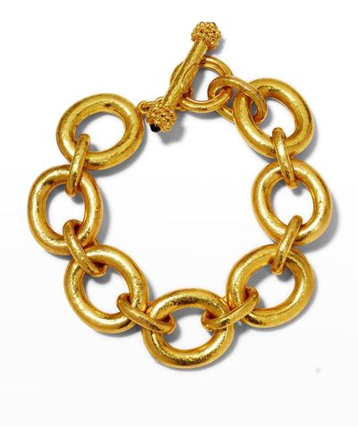 Elizabeth Locke 19k Padova Link Bracelet - Metallic