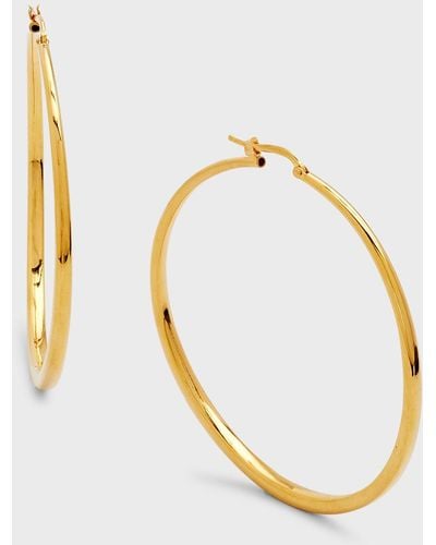 Roberto Coin Bold Gold Hoop Earrings - Metallic