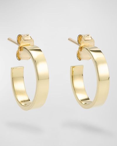 Jennifer Meyer 18k Yellow Gold Mini Ellen Hoop Earrings - Metallic