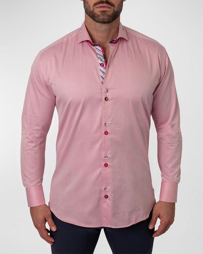 Maceoo Einstein Raspberry Sport Shirt - Pink