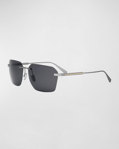 BVLGARI Octo-Polar Sunglasses - Metallic