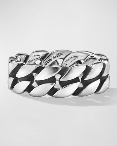 David Yurman Curb Chain Ring - Metallic