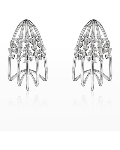 Hueb 18K Luminus Earrings With Diamonds - Metallic