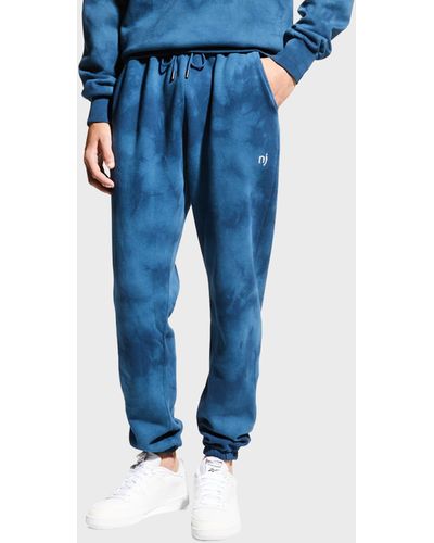 NANA JUDY Authentic Logo Fleece Track Pants - Blue