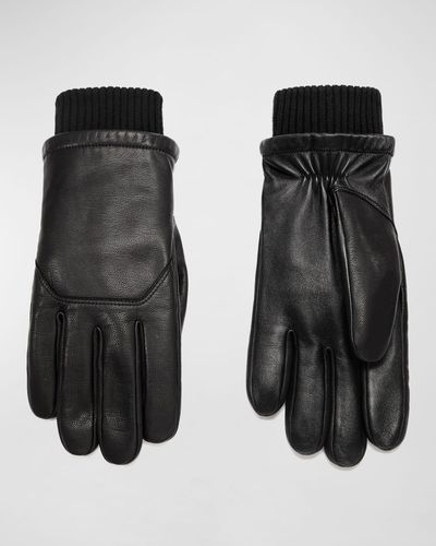 Canada Goose Workman Leather Tech Gloves - Black