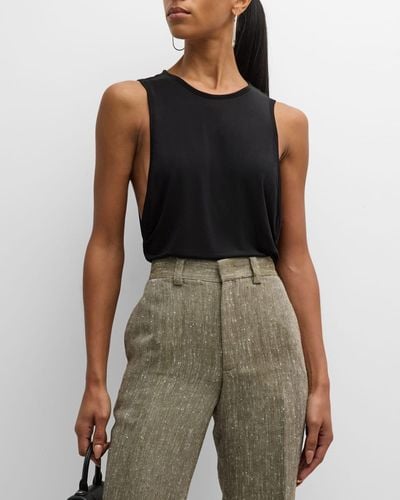 Brandon Maxwell Relaxed Fit Tank Top - Green