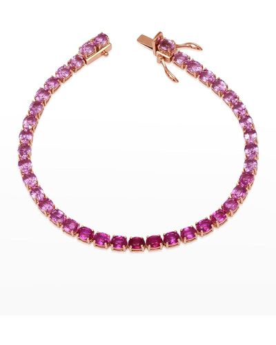Graziela Gems Ombre Sapphire Tennis Bracelet - Pink