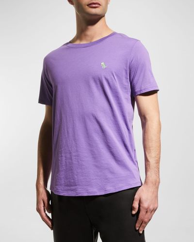 Jared Lang Dino Pima Cotton T-shirt - Purple